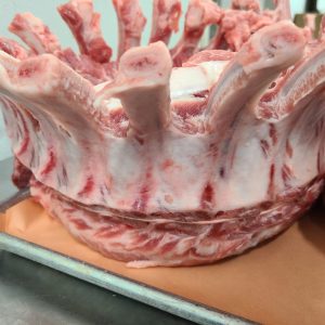 Frenched Pork Racks crown Roast